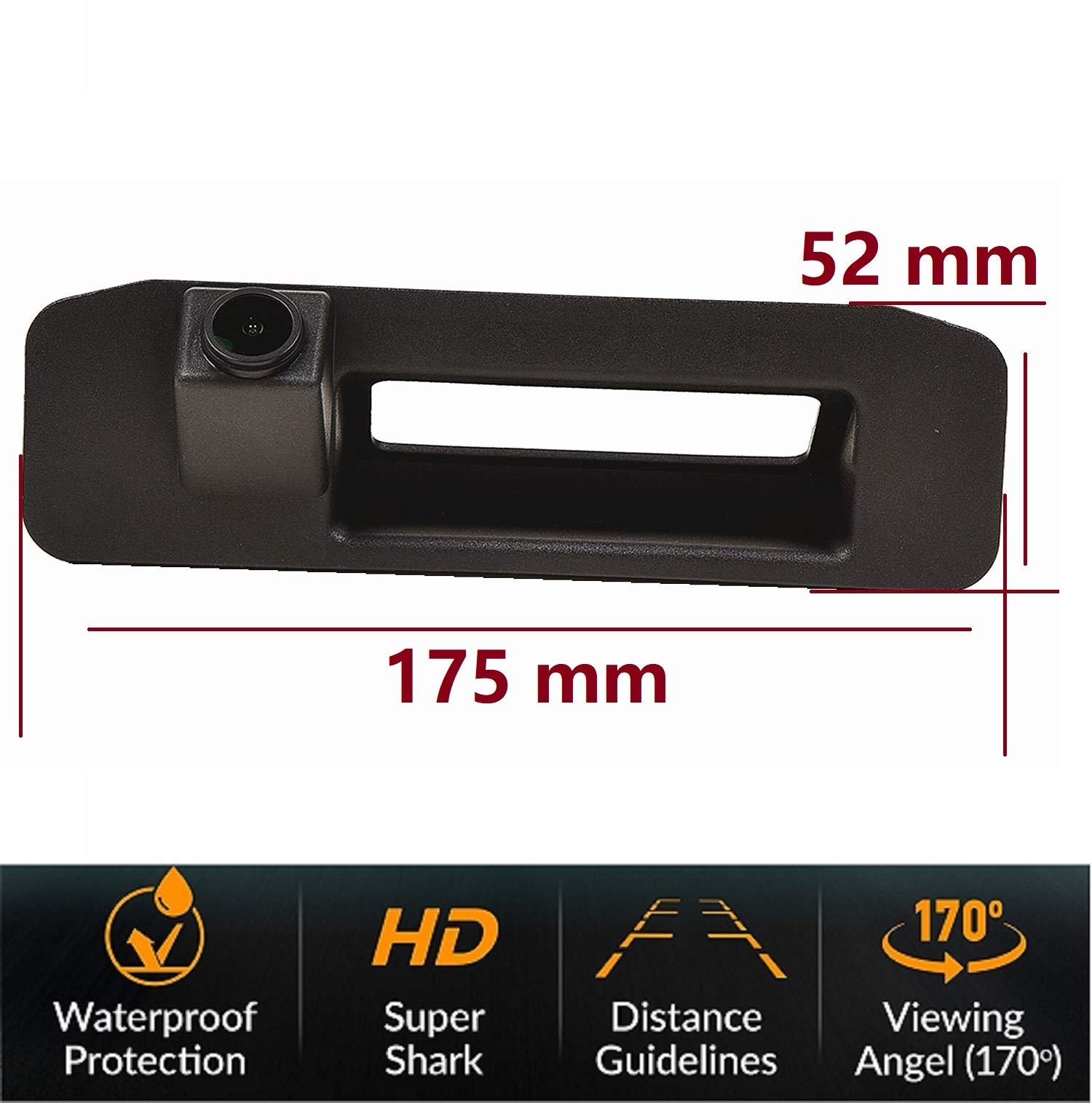 Car Rear Camera Trunk Handle Rear View Backup Camera For A CLA GLA GLC GLE M/ML GL/GLS GLK-Class For Vito With Parking Line Rear View Cameras - View #9
