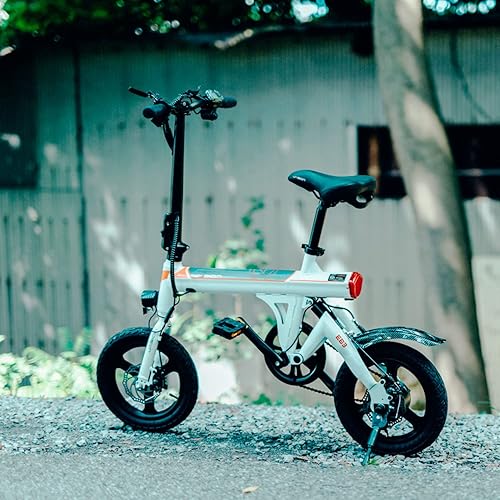 Miniatura 9 de Jasion Bicicleta eléctrica EB3 para adultos, bicicletas eléctricas plegables de 21 mph para adultos, motor sin escobillas de 350 W, batería de 36 V