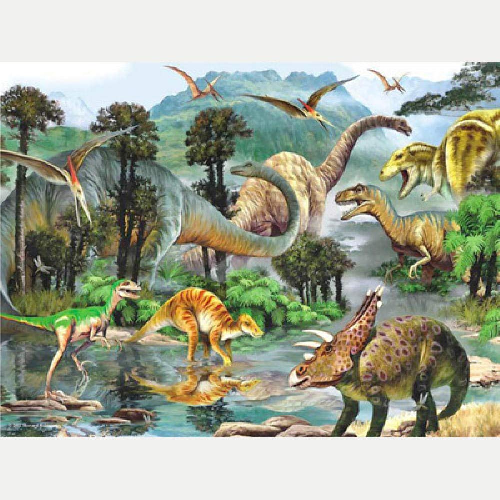Broderie diamant 5D dinosaure pour décorer une chambre d'enfant avec style