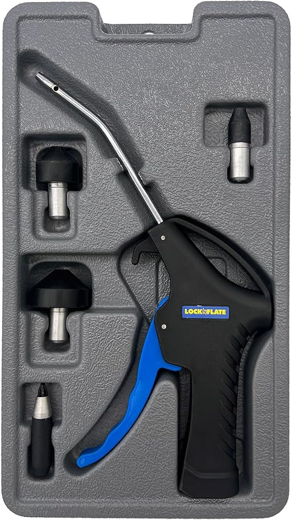LockNFlate Five Piece Blow Gun Kit