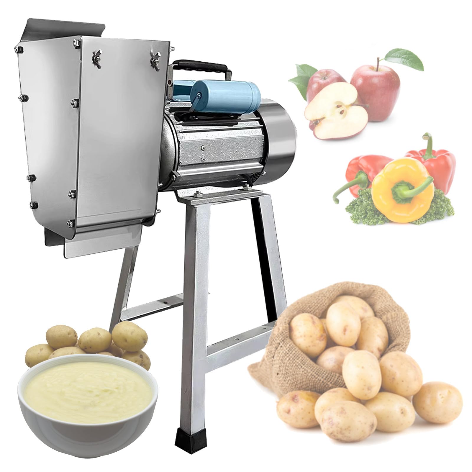 Machacador de Patatas de Acero Inoxidable, triturador de Frutas y Verduras Multifuncional para Obtener un puré de Patatas Suave y Esponjoso