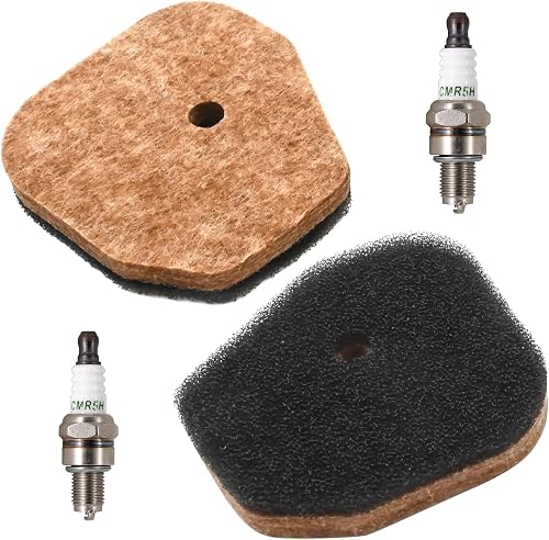2 Pack Air Filters for Stihl HS46 HS46C HS56 HS56C Trimmers