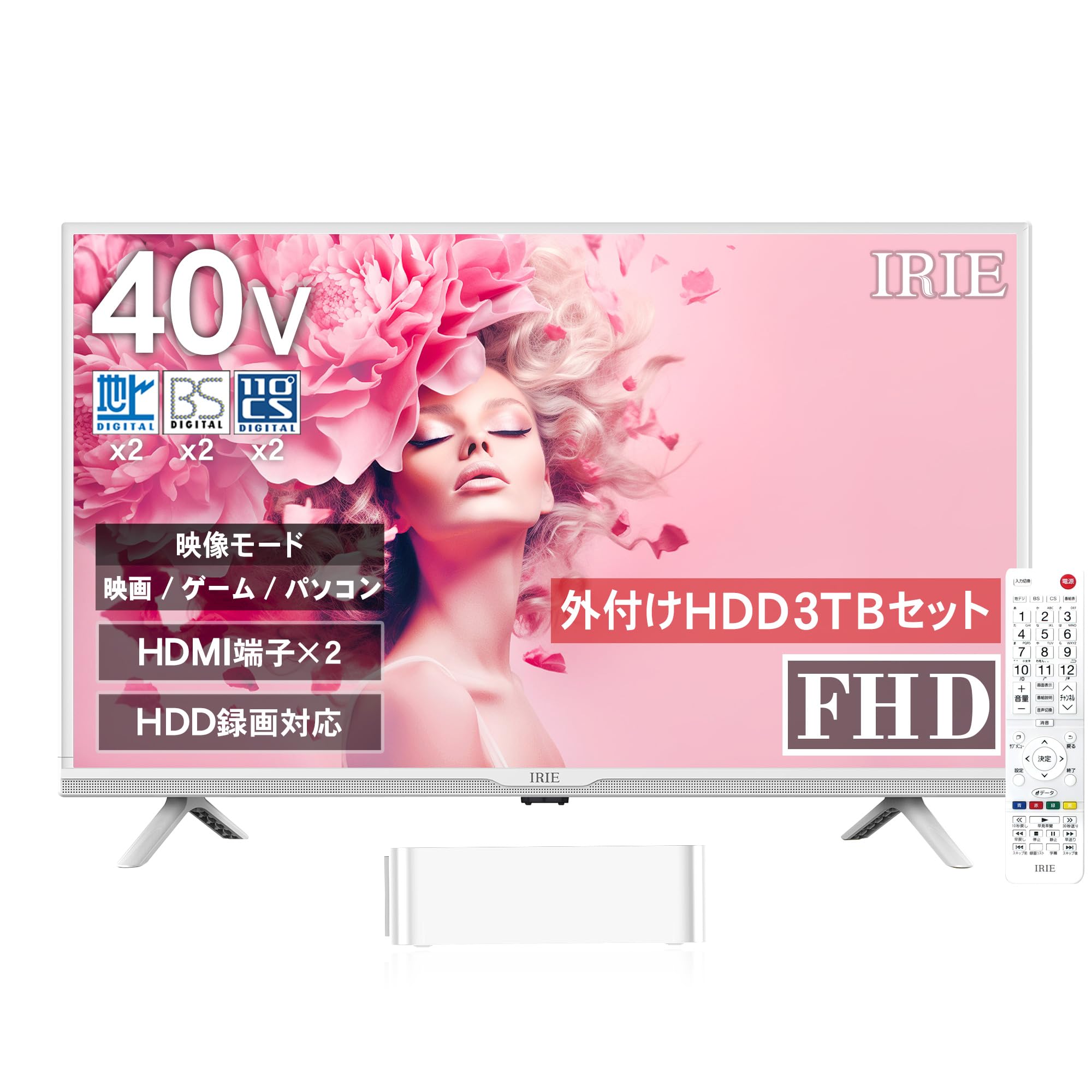 FFF-TV2K40WBK2 テレビ IRIE 40型 アイリー | 東芝 公式IRIE FFF 液晶 