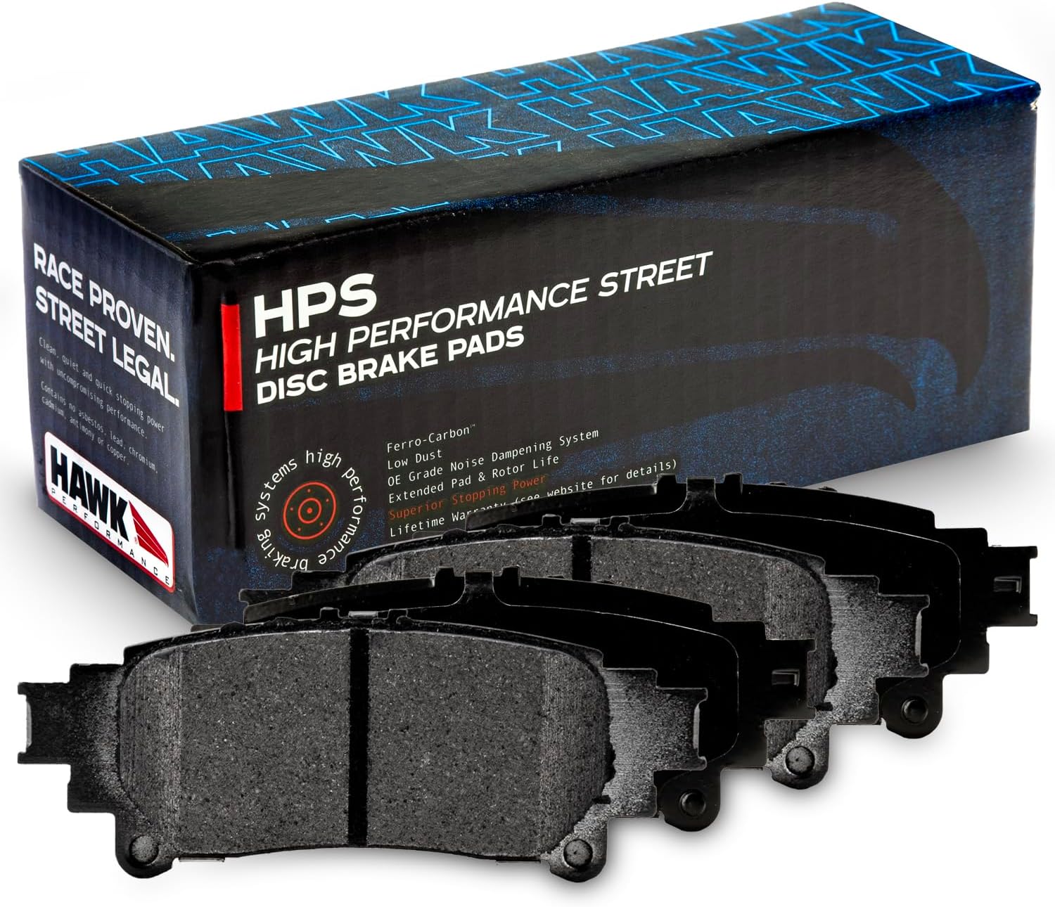 Hawk Performance HB799F.597 HPS Performance Street Brake Pads