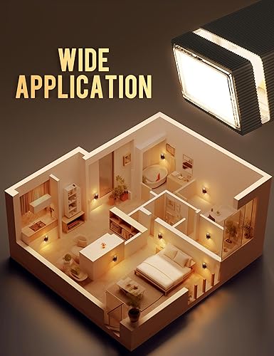 Miniatura 5 de DORESshop - Luces nocturnas LED enchufables en la pared paquete de 2, luz nocturna regulable de 1W 3000K de 0LM a 100LM para baño, pasillo,