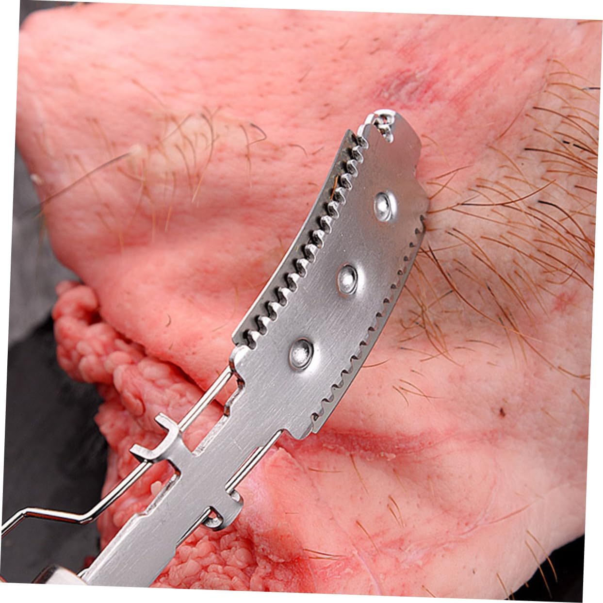 2pcs Hair Remover for Pig Processing Stainless Steel Scraper Kitchen Gadget Tool Hair Remover for Clothing Pet Removal Device image 4