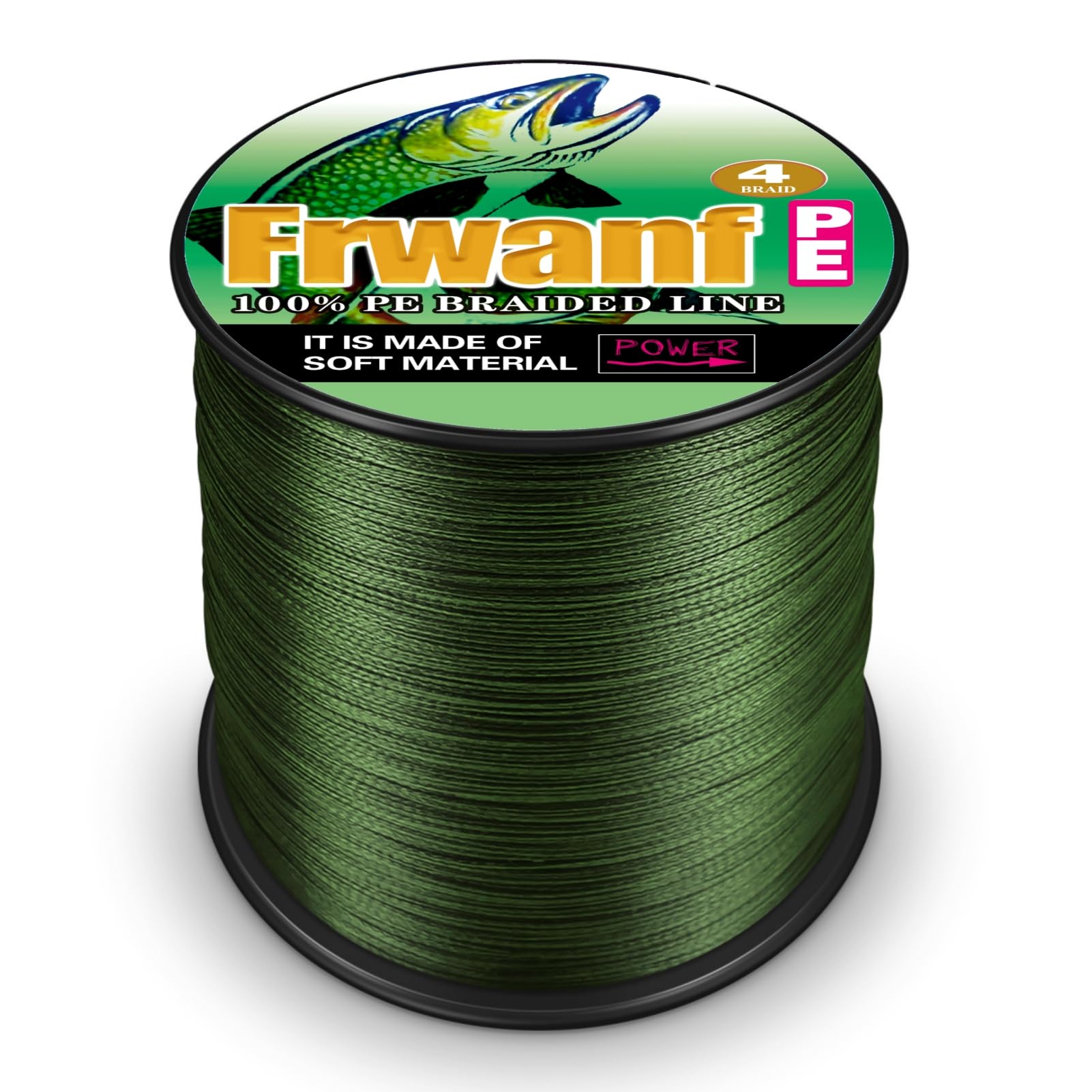 frwanf braided fishing line Amazon.com : FRWANF 4 Strand Braided Fishing Line - No Fade - Zero Stretch  - Low Memory - Abrasion Resistant Braided Line