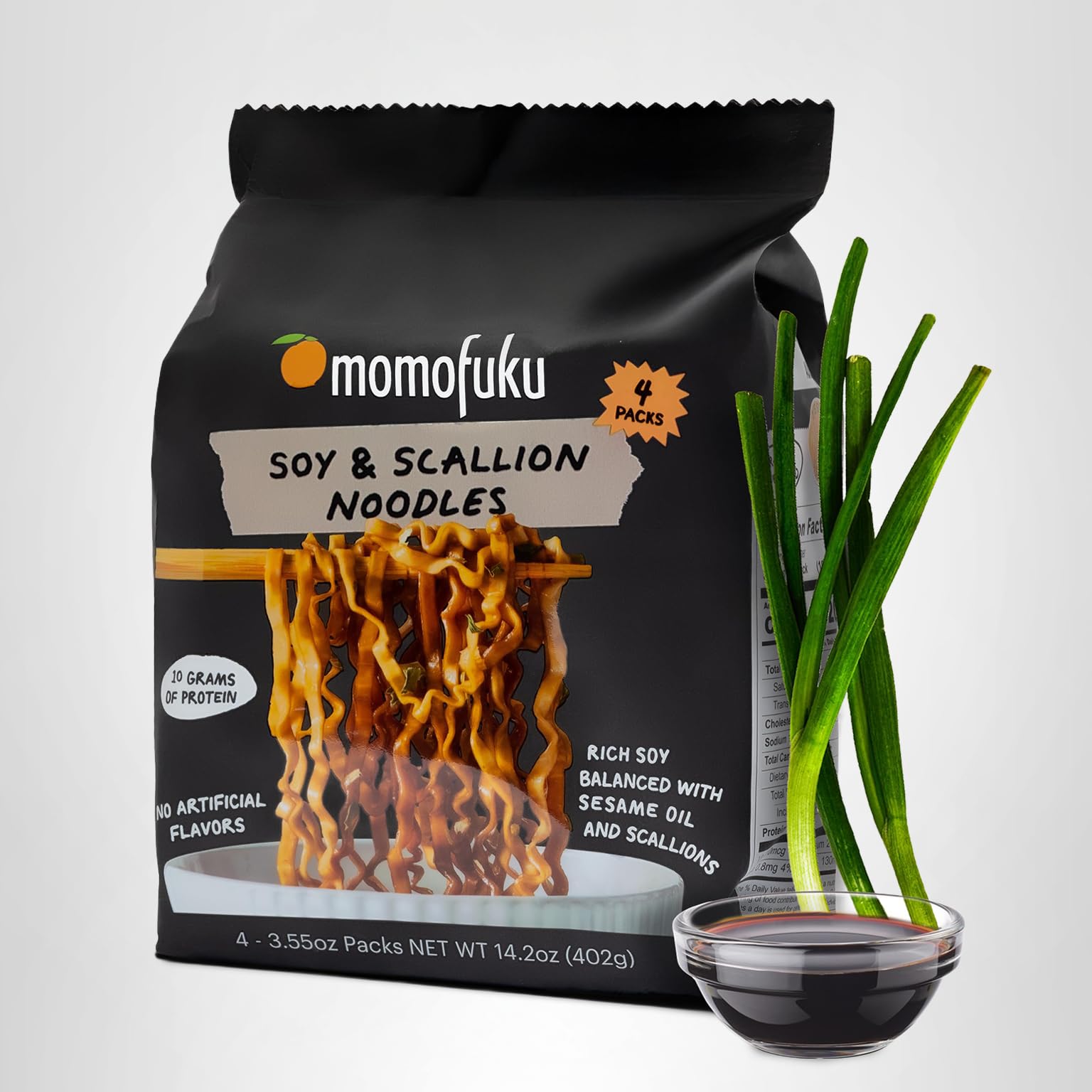 Momofuku Soy & Scallion Ramen Noodles by David Chang, 5 Count