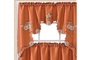 GOHD Fall Kitchen Curtains and Valances Set