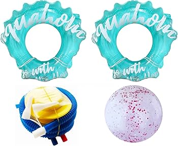 Amazon.co.jp: 浮き輪 ビッグフロート & ビーチボール 水遊び