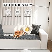 Vista 2 de ZQFFB Funda para Sofá para Mascotas Perros Lavable Antideslizante Protector para Mascotas Alfombrilla para Perros para Sofás y Sillones