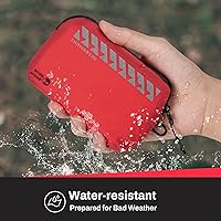 Vista 3 de RHINO RESCUE EDC Kit de primeros auxilios para viajes, mini resistente al agua y ultraligero portátil de búsqueda rápida, kit de emergencia médica