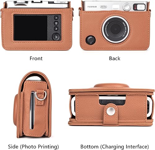 Miniatura 2 de HIYQIN Kit de accesorios compatible con cámara de película instantánea Fujifilm Instax Mini Evo, incluye funda protectora para cámara, mini álbum de