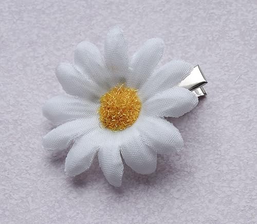 Miniatura 8 de SOWAKA 6 pinzas para el cabello con margaritas, diseño vintage con diseño de flor de sol con cocodrilos, pasadores de pelo para mujeres y niñas,