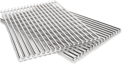 Grill Care Rejillas de acero inoxidable 17527 compatibles con parrillas Weber Spirit y Genesis