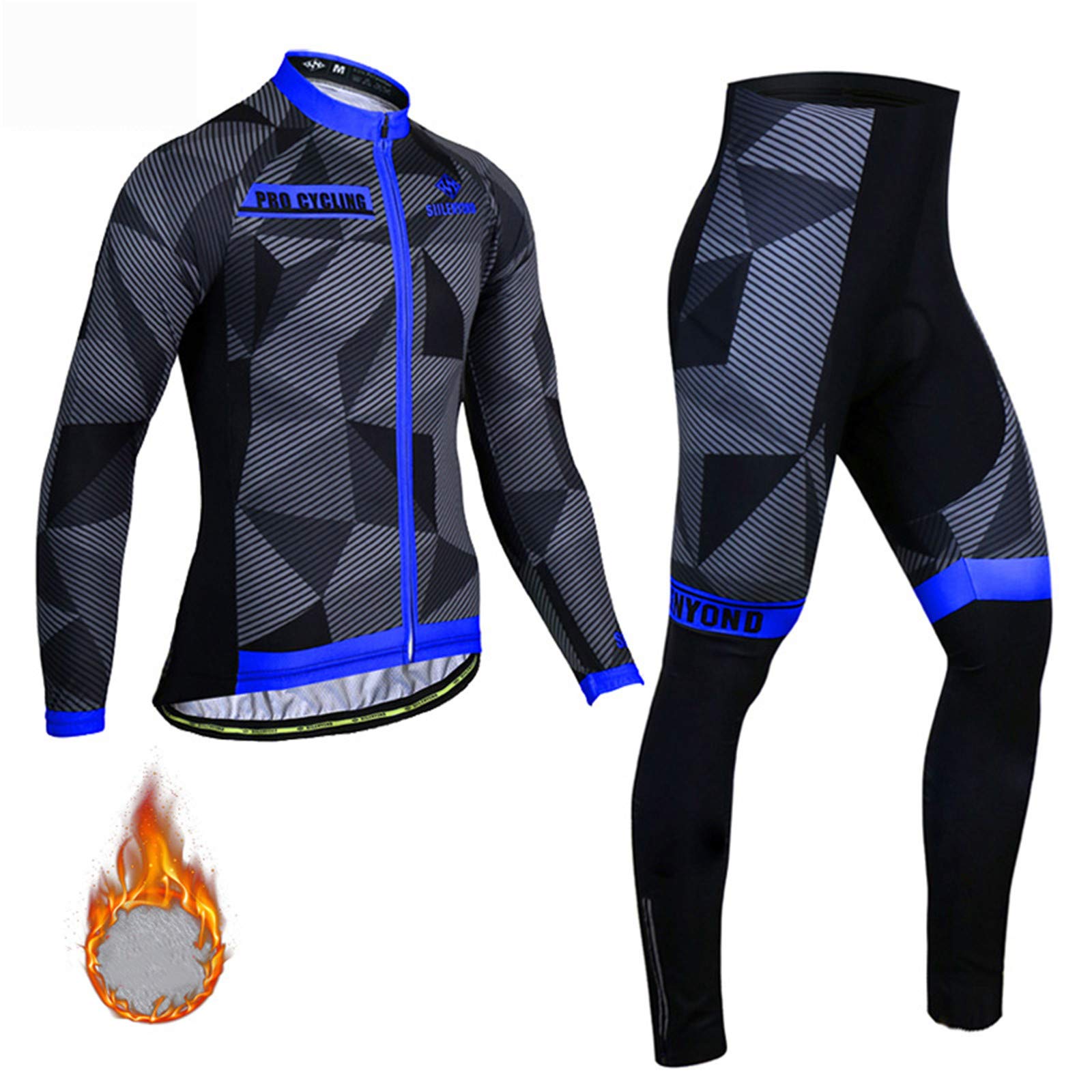 Racefiets Kleding Set Heren Winter