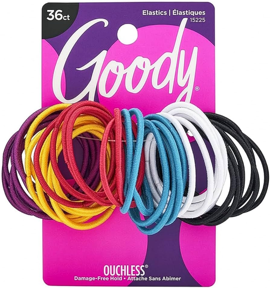 Ｃ：ヘアゴム Amazon.co.jp: Goody Ouchless ノーメタルヘアゴム ブルック 2mm 36個