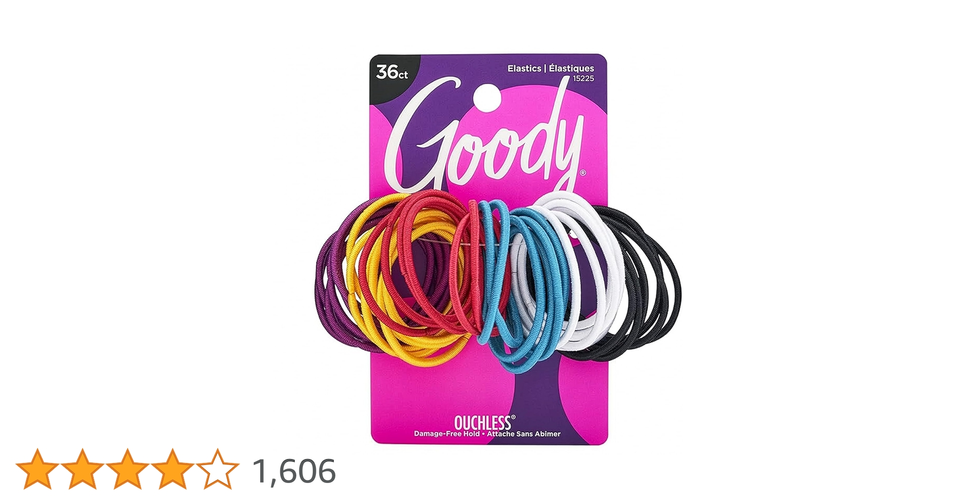 Amazon.co.jp: Goody Ouchless ノーメタルヘアゴム ブルック 2mm 36個