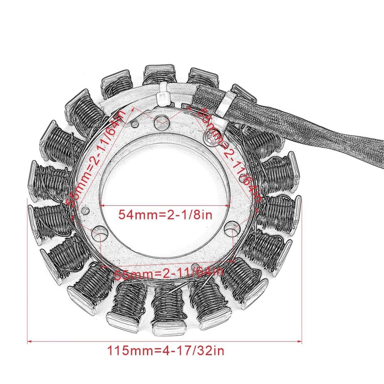 Bobina de Encendido Bobina Carga del Estator Motor Alternador Generador Magneto La Motocicleta para Kawasaki KVF650 2002-2014 KVF700 para Prairie 700 4X4 KVF750