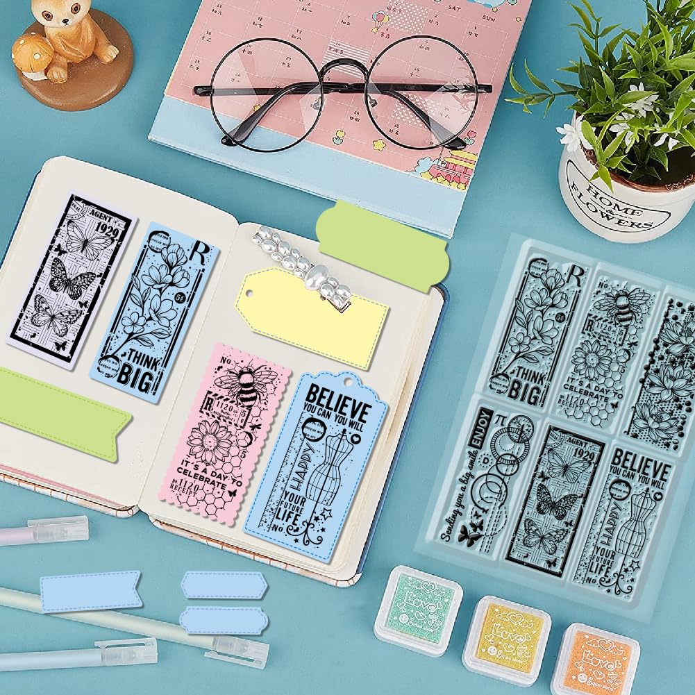 Kit Tampons Transparents Et Matrices Découpe Hortensia - Fleurs, Papillons, Feuilles Pour Cartes DIY