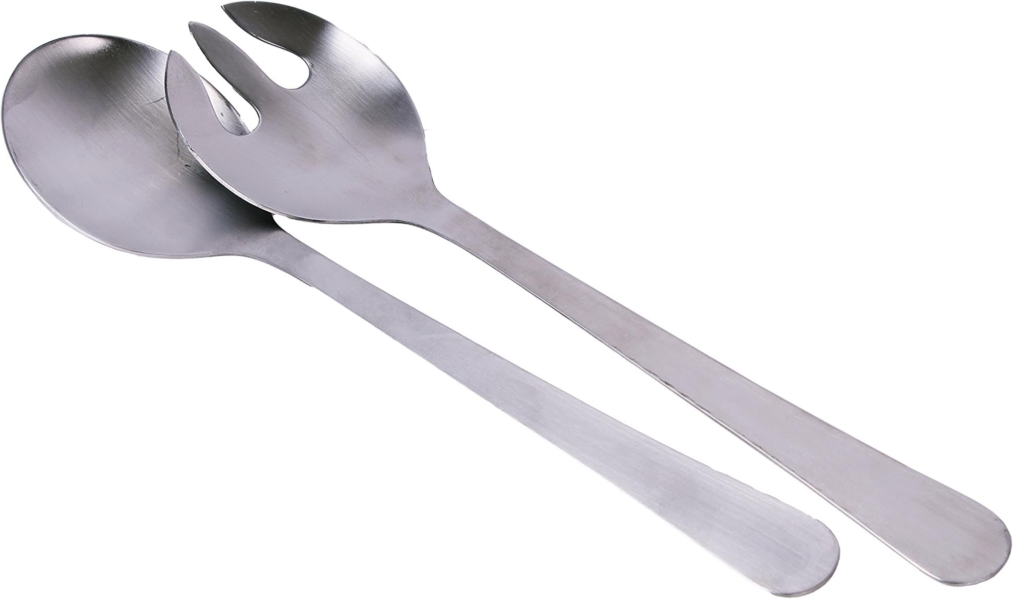 Wenco Stainless Steel Salad Server Fork & Spoon Set