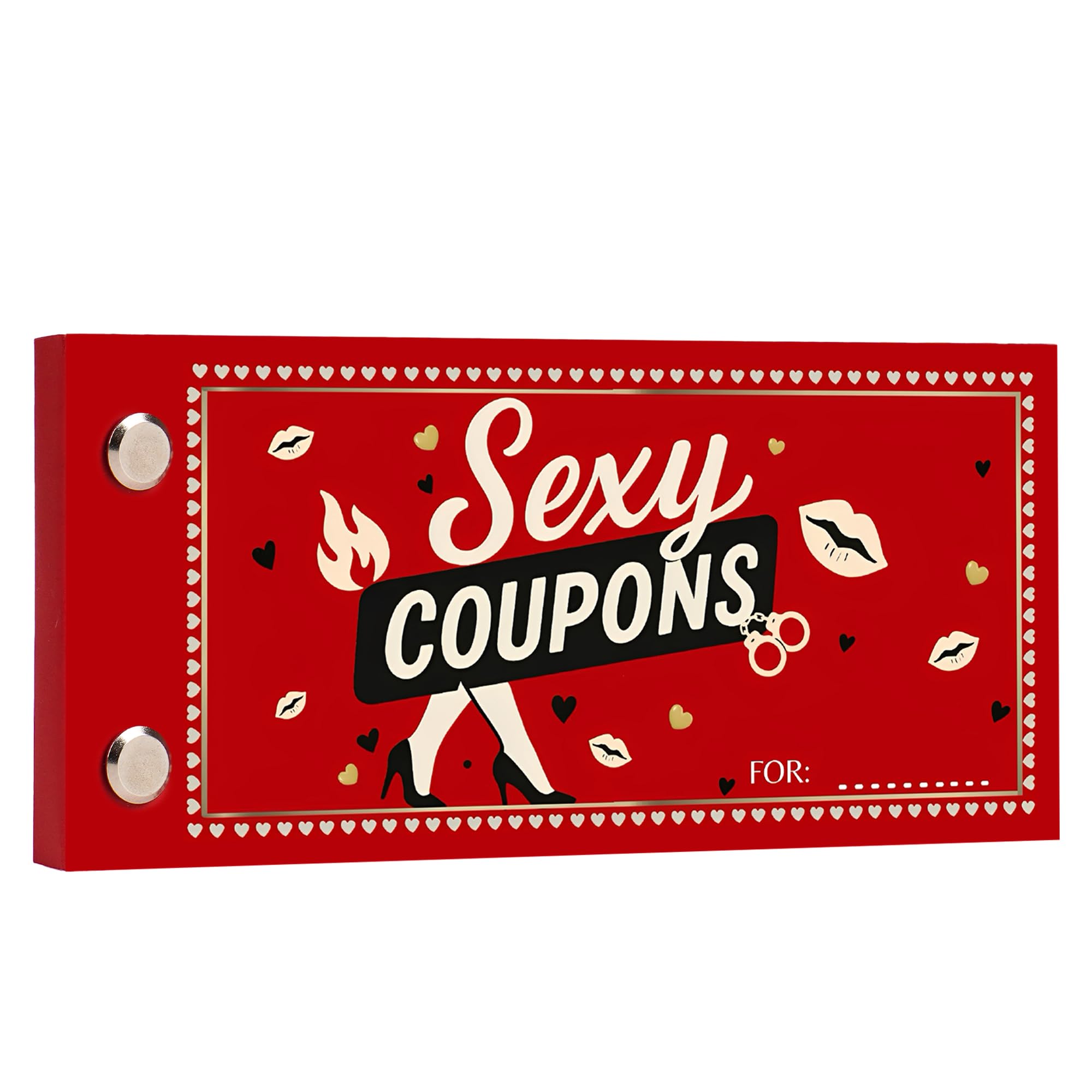 Sexy Coupon Book For Him - 31 Coupons, Spicy Gifts For Him, Boyfriend, Husband, Fiance, Naughty, Fun, Intimate Gifts For Him, Adults, Sexy Time Stocking Stuffers, Date Night Ideas For Couple