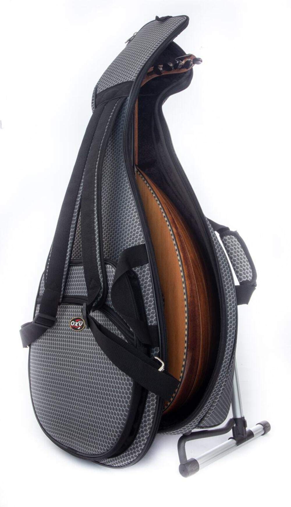 Oud Case by Oxy Padded Gigbag - Gray by OXY with 30mm Unique Padding Material - Image 3