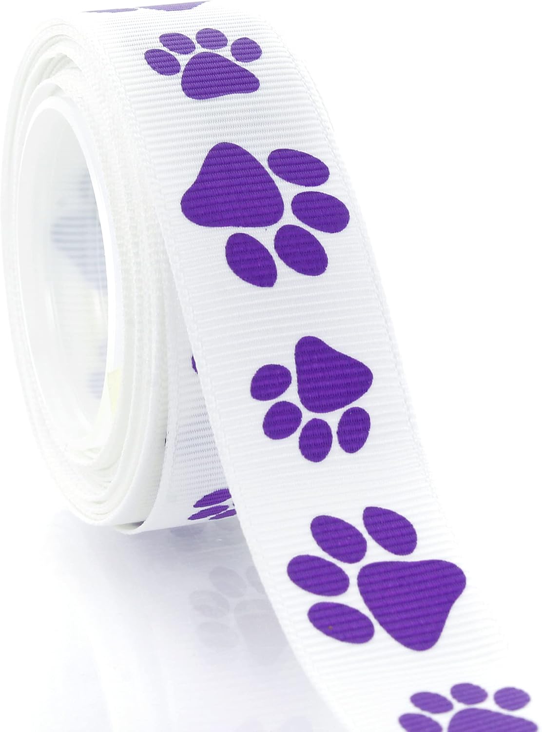 7/8" Royal Blue Paw Grosgrain Ribbon 100 Yards