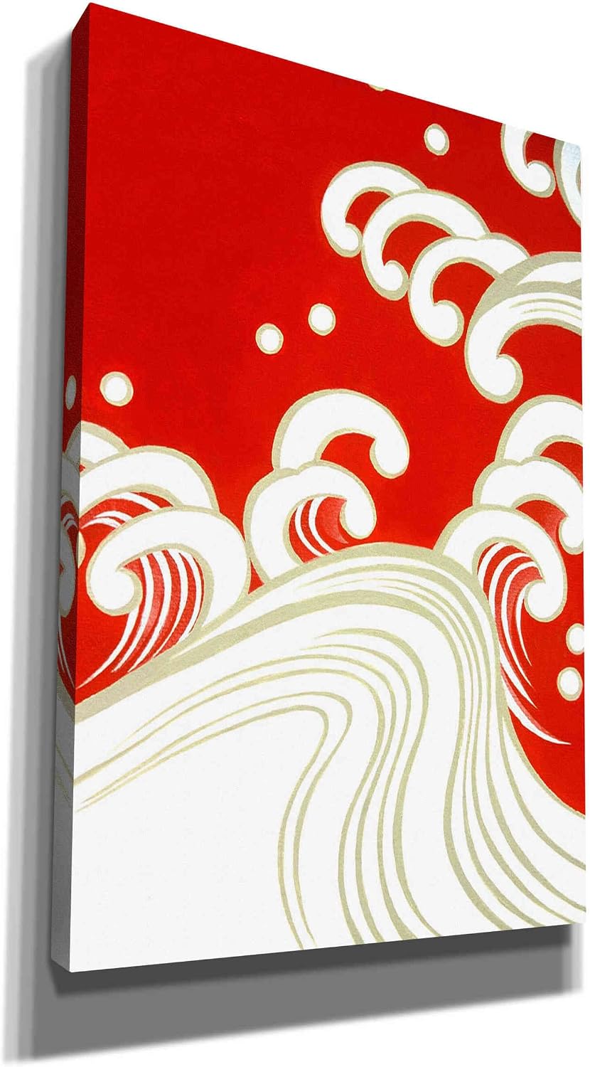 Epic Graffiti 'Wave B' by Zigen Tanabe, Canvas Wall Art, 12"x18"