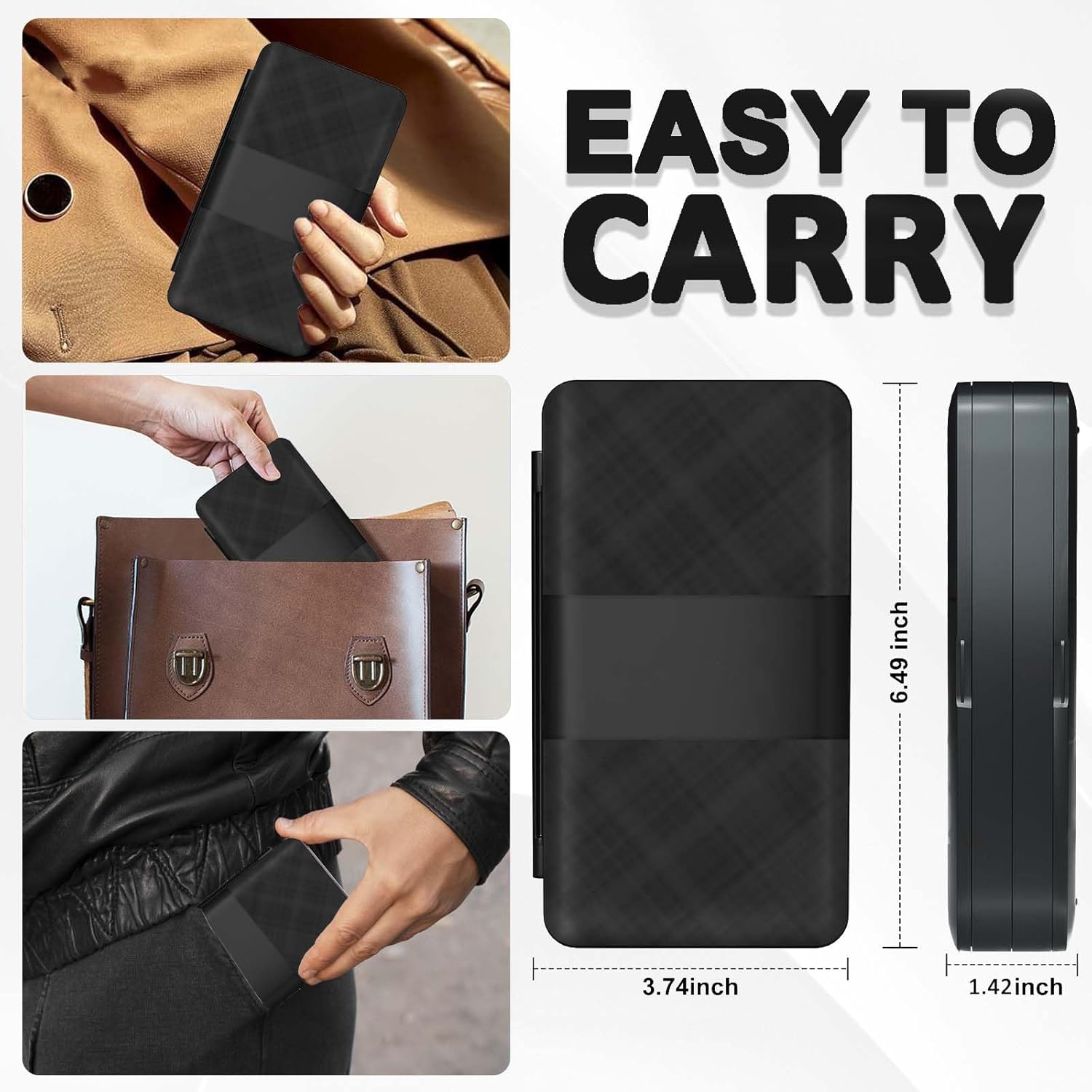 TATMOHIK Switch Game Case for Switch 2 (2025),Switch OLED & Lite,72 Slot Nintendo Switch Game Holder Cartridge for 72 Cartridges & 72 SD Cards,Compact & Portable Nintendo Switch 2 Game Case - Image 6