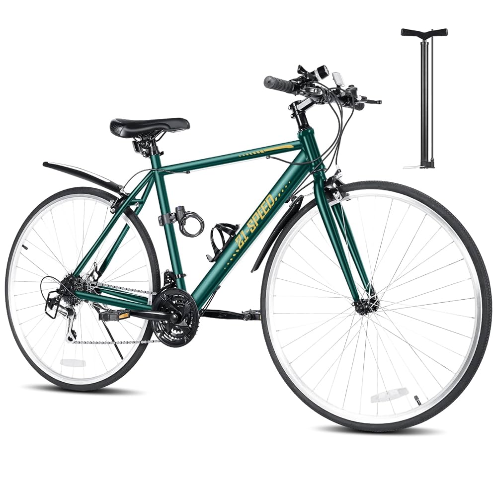 クロスバイク 700c シマノ製 21段変速 ライト 自転車 グレー2089 XLEAT クロスバイク 700c シマノ製 21段変速 ライト スタンド付