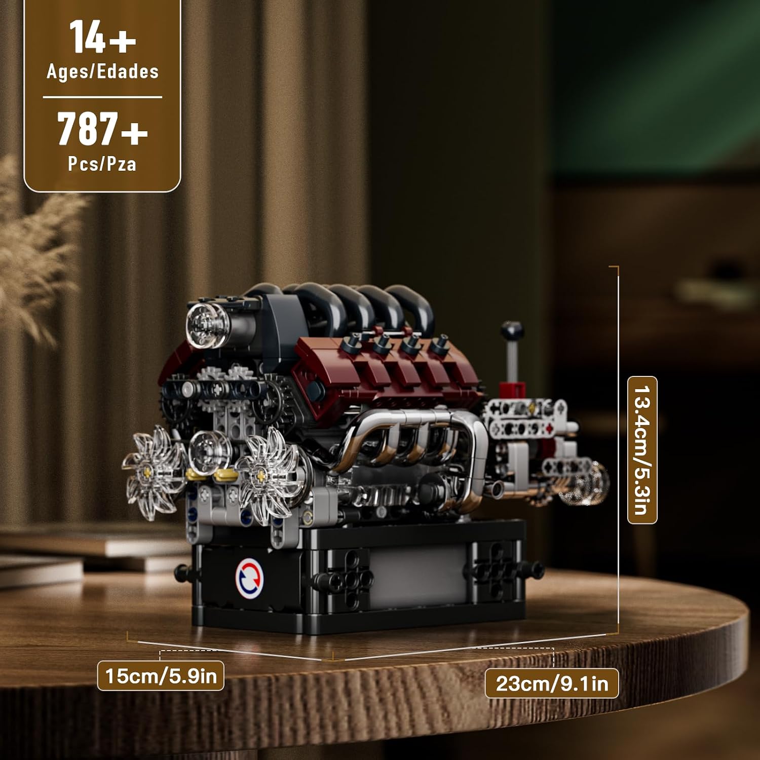 کیت موتور V8 Mould King مدل 10227 (787 قطعه)