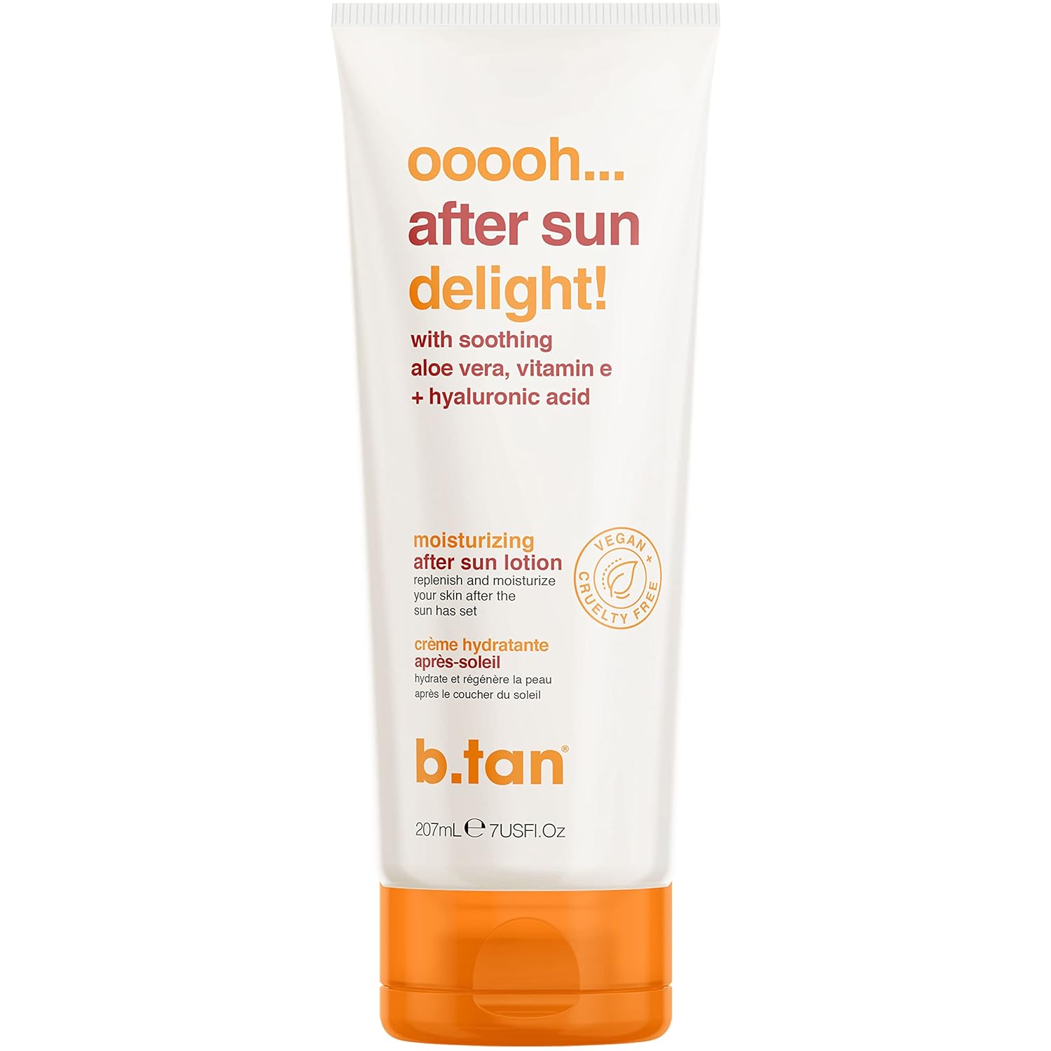 b.tan After Sun Lotion | Ooooh After Sun Delight - Moisturizing Aftersun Body Lotion Enriched with Aloe Vera & Hydrating Hyaluronic Acid, Leaves Skin Replenished and Delightfully Glowing, 7 Fl Oz : Beauty & Personal Care