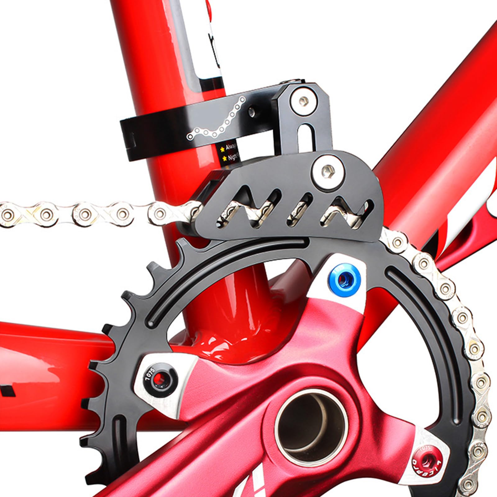 Fahrrad-Kettenschutz, direkte Montage, Kettenblattschutz, Ersatz-Stabilisatoren, Fahrradzubehör, Einzelgeschwindigkeits-Schutz, Spanner