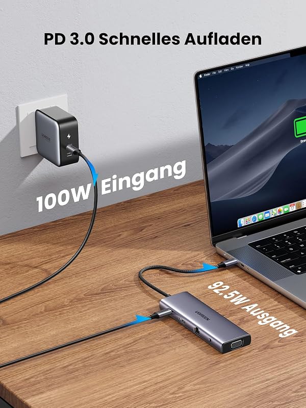 UGREEN Revodok 10 az 1-ben USB-C Hub multifunkciós dokkoló