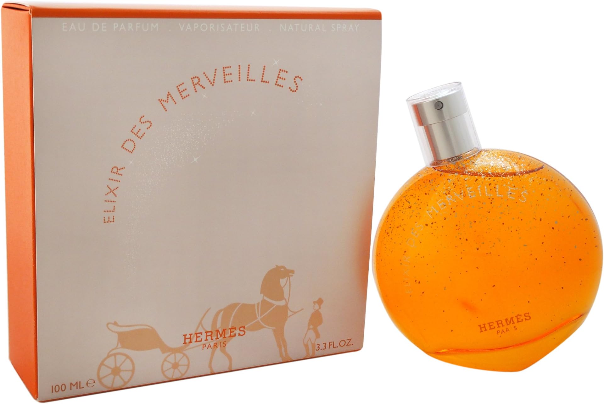 Hermes Elixir Des Merveilles Eau De Parfum for Women, 3.3 Fluid Ounce