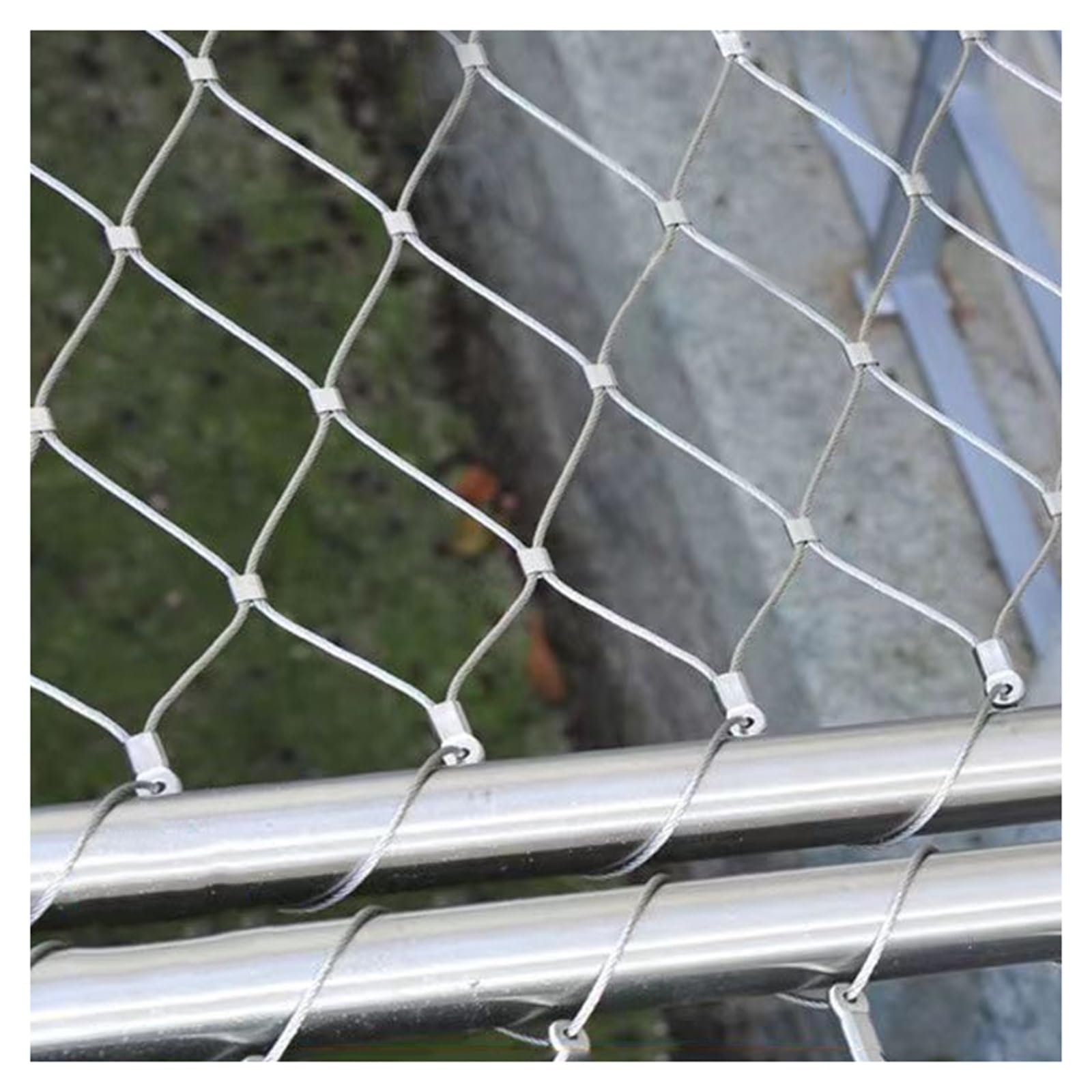 Câble métallique flexible en maille antichute haute altitude et filet pour volière