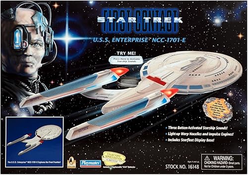 Star Trek Primer contacto USS Enterprise NCC-1701-E Nave estelar electrónica