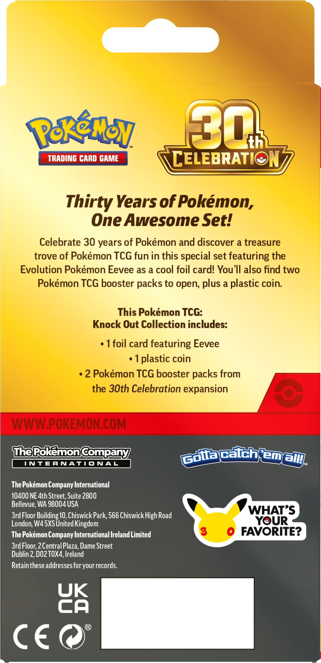 Pokémon TCG: 30th Celebration Knock Out Collection | Amazon.com.br