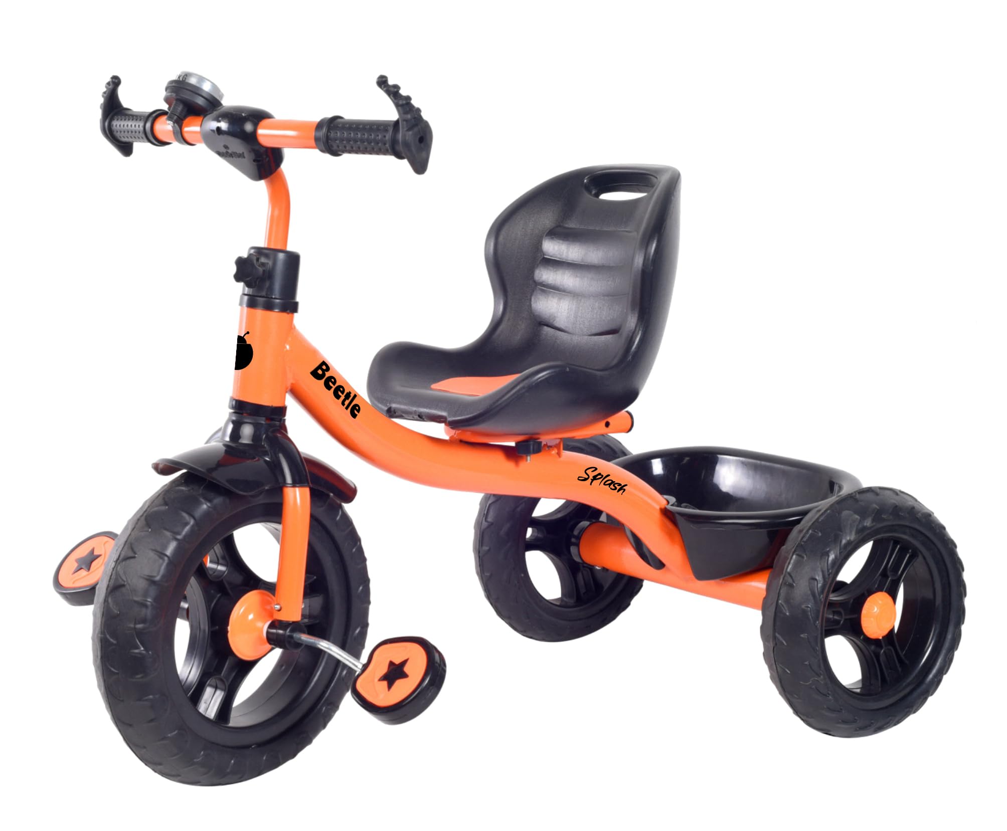 Beetle Splash Tricycle for Kids, Orange, Ideal for 2+ yrs Boys & Girls.-image-3