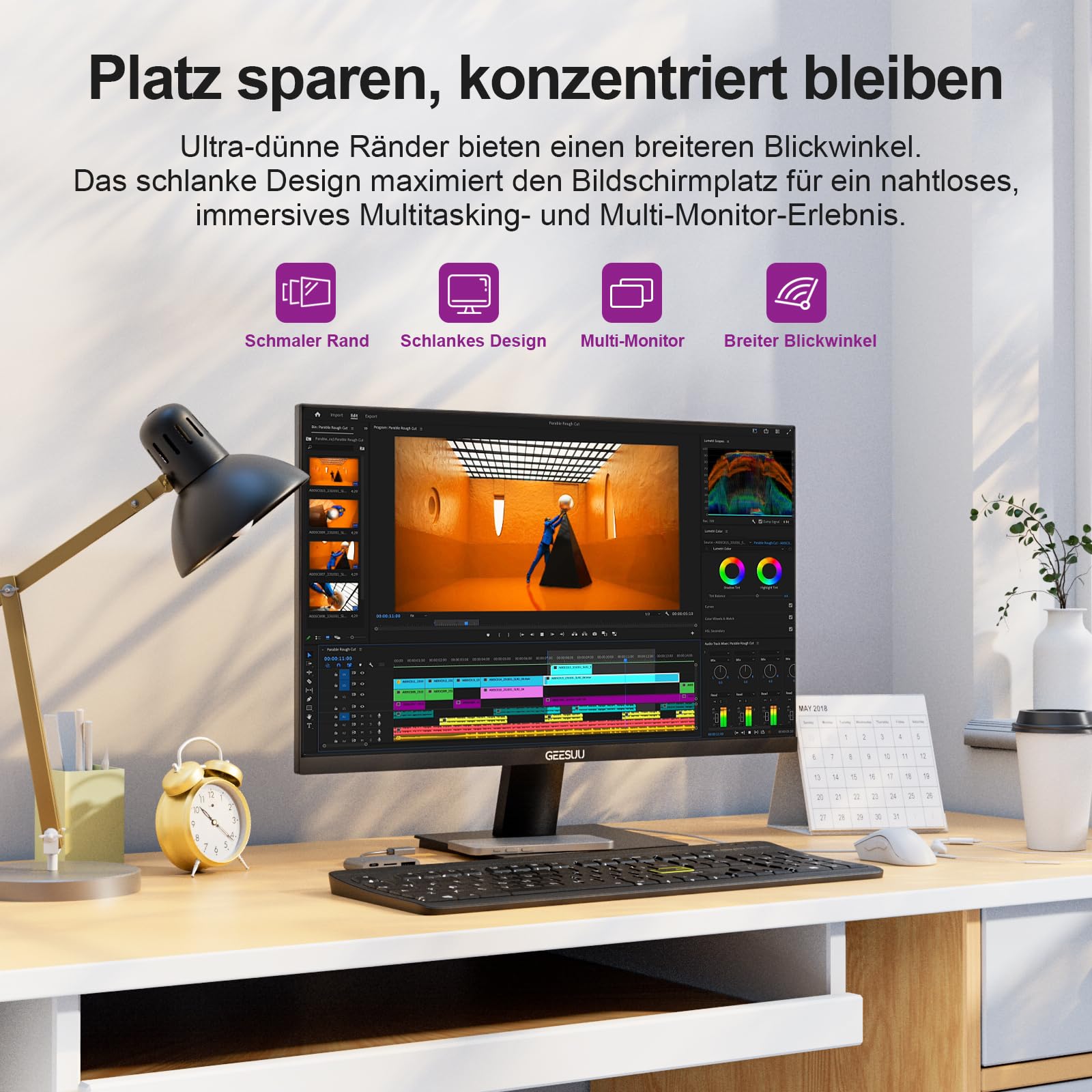Geesuu 27 Zoll Monitor – Bild 4