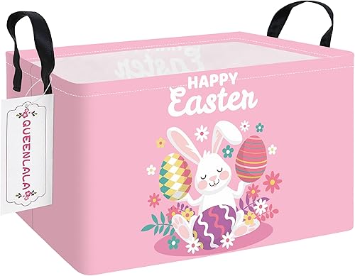 Miniatura 20 de Cesto para la colada QUEENLALA diseño rectangular, cesta para la ropa sucia plegable, para la habitación de los niños, para organizar o almacenar,