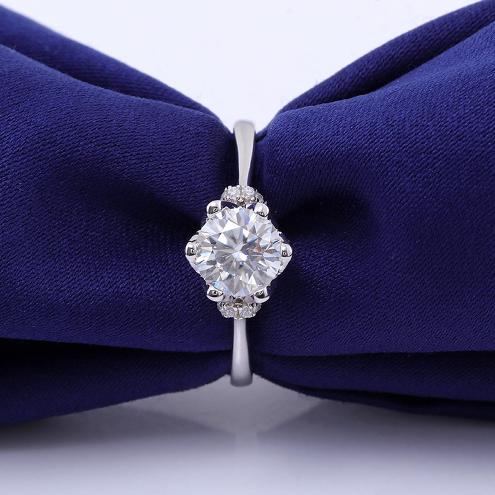 Set di gioielli da donna in argento Sterling con moissanite da 1 ct, in stile bohémien, per migliori amiche