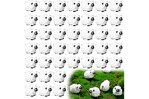 50 Pcs Miniature Sheep Ornaments