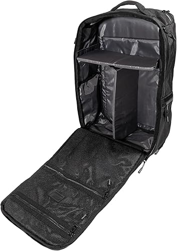 Miniatura 3 de SERIOUS STEEL FITNESS Mochila Pro con divisores extraíbles (nailon 1680D - Negro)