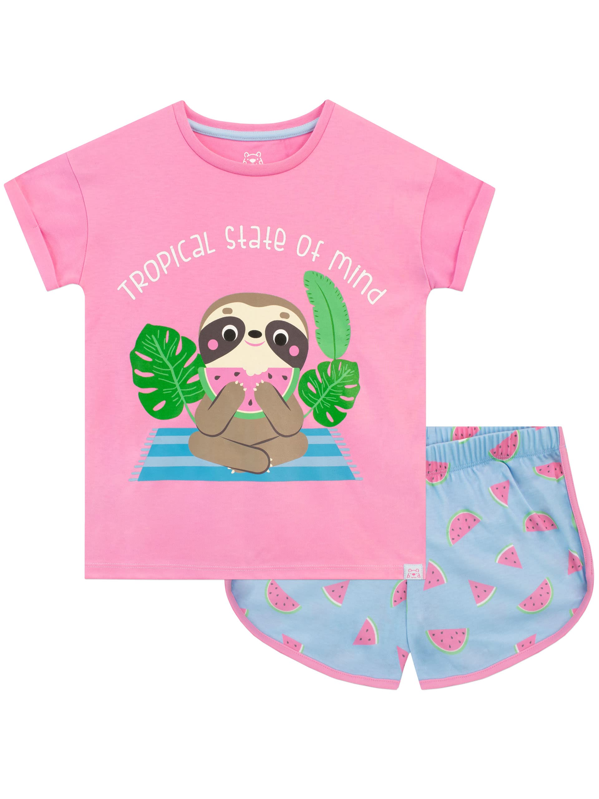 Harry Bear Corto Pijamas para Niñas Pereza