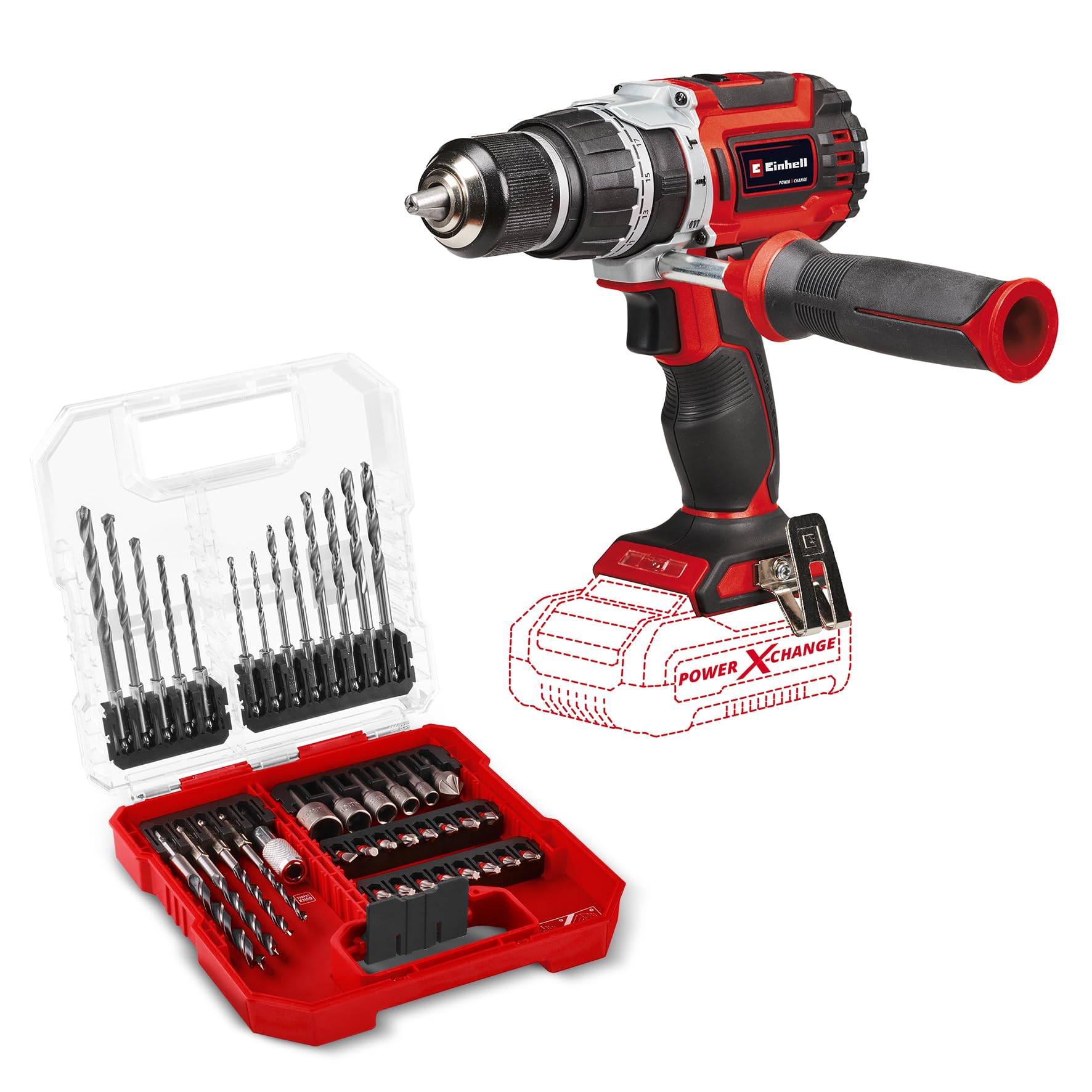 Perceuse visseuse percussion Einhell 60 Nm pour fixer vos meubles lourds sans déraper