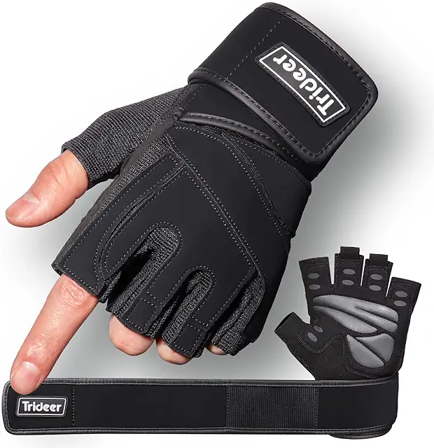 Trideer Padded Workout Gloves
