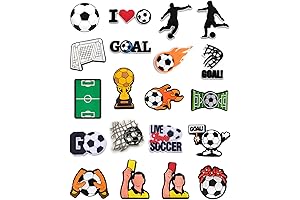 Sports Soccer Ball Shoe Charms for Clog Shoe Decoration