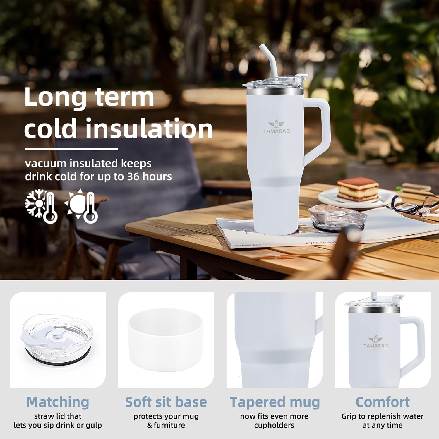 Stay Hydrated: A Review of the Tamarac 40 oz Insulated Tumbler with Straw Lid